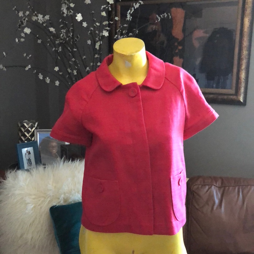 Banana Republic Short Sleeved Blazer Size S - Picture 2 of 4